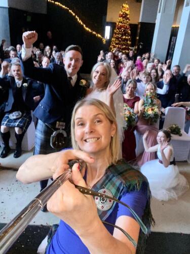 Relaxed, light-hearted wedding