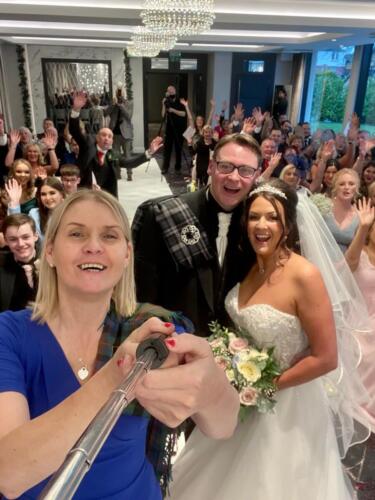 Fab, fun wedding