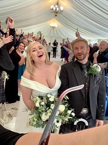 Toni & David said "Aye Do!" at Boswell's Coach House in Ayrshire