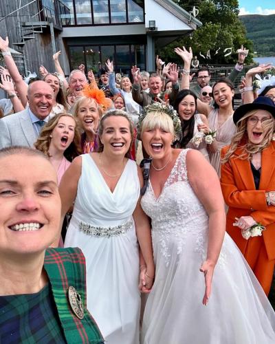 Same Sex Wedding at Venachar Lochside